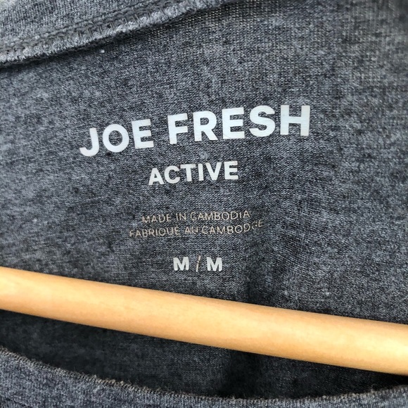 Joe Fresh Active charcoal long sleeve top - Size m - Picture 3 of 4